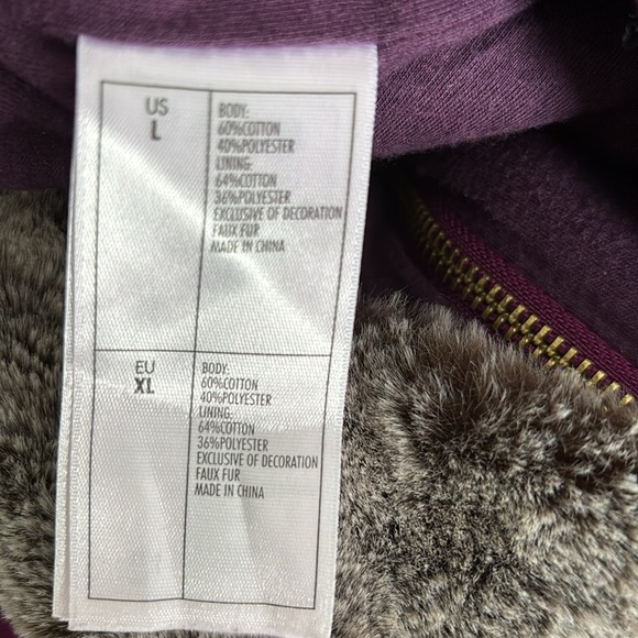 Frozen the Broadway Musical Hoodie with Faux Fur Trim, Size Large (Teen/Junior?) - Picture 11 of 11